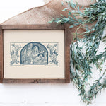 Vintage Holy Family With Roses Art Print Bestsellers