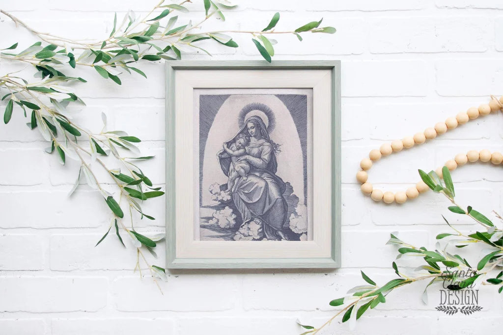 Vintage Madonna And Child Vintage Style Catholic Art Print, Marian Art, Catholic Gift, Catholic Art, Catholic Gift, Mary Print, Christmas